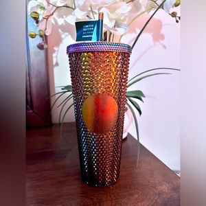 Starbucks 50th Anniversary Gold Studded 24oz.Tumbler LIMITED EDITION